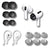 Crysendo Memory Foam Apple AirPods Pro Ear Tips Also Compatible with Apple AirPods Pro 2 | Replacement Pain Reducing, Anti-Slip Eartips | Fits in Charging Case