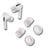 Crysendo Memory Foam Apple AirPods Pro Ear Tips Also Compatible with Apple AirPods Pro 2 | Replacement Pain Reducing, Anti-Slip Eartips | Fits in Charging Case