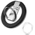 Mag-Safe Ring for I-Phone 12/13/ 14 Series & Mag-Safe Phone Cases | 180° Rotating Magnetic Mag-Safe Stand Holder | Aluminium Phone Grip, Adjustable Finger Kickstand (Black)