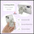 Universal Bear Mobile Hand Grip for All iPhone & Android Smartphones | 360° Rotating Adhesive Mobile Grip Holder Stand | Adjustable Finger Grip ABS Phone Grip (Transparent+Cloud)