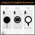 Mag-Safe Ring for I-Phone & Galaxy Smartphones | Strong Universal Mag-Safe Ring Sticker | Supports Mag-Safe Accessories, Mag-Safe Charging (Silicone, Black)