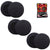 Crysendo 65mm Headphone Cushion | Soft Ear Pads Replacement Cushion Cover | Soft Foam Earpads (100 pairs - Black)