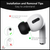 Crysendo Memory Foam Apple AirPods Pro Ear Tips Also Compatible with Apple AirPods Pro 2 | Replacement Pain Reducing, Anti-Slip Eartips | Fits in Charging Case