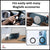 Mag-safe Ring Wall Mount | Self-Adhesive Grip for I-phone 12/13/14/15 Series, Mag-safe Accessories | Magnetic Mobile Holder for Car, Kitchen, Bathroom, Mirror (Black)