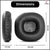 Headphone Cushion + Headband for Marshall Major 2 Headphone | Replacement Headband Cushion Pads | Upgraded Leather & Foam Combo (Black)