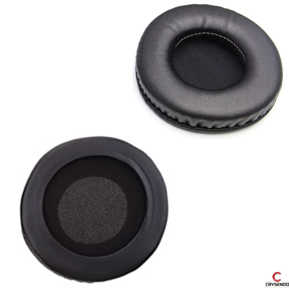 70mm Protein Leather Cushion Compatible with Sennheiser HD 250BT Ear Cushion 1.5cm Thick Replacement Headphone Ear Pads