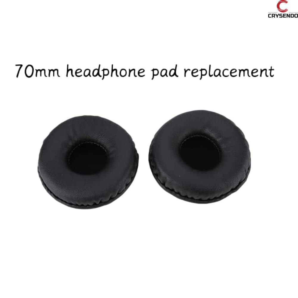 70mm Protein Leather Cushion Compatible with Sennheiser HD 250BT