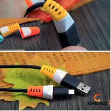 12 Pieces Charger Cable Saver Cable Wire Protector USB Data Cable