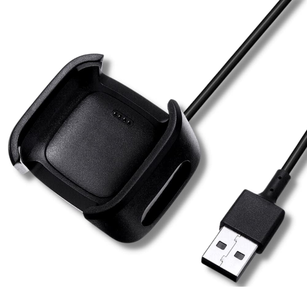 Charger for Fitbit Versa 2 Smartwatch Replacement USB Charger