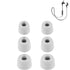 Compatible with Jaybird X3 Tips Eartips Earpads Earplugs (Grey Memory Foam)(Small + Medium + Large, Grey) 3 Pairs (6PCS)