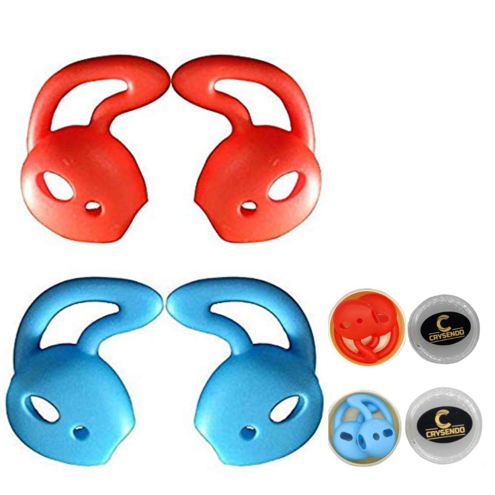 Compatible with OnePlus Buds Silicone Earbuds Eartips Earhooks Grip Case Cover No Ear Pain Secure Fit Does Not Fit in Charging Case 2 Pairs