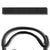 Crysendo Headphone Headband For SteelSeries Arctis 3, Arctis 5 Headphones | Replacement Headband Flex Fabric & Velcro Soft Pads (Black) Crysendo
