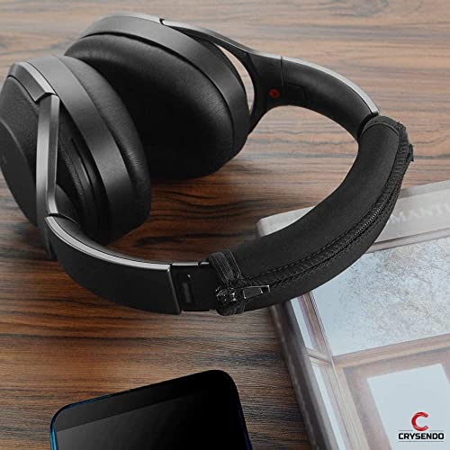 Crysendo Replacement Headphone Headband Cover Flexible Zipper Pad