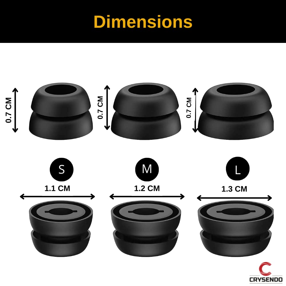 Double flange online eartips