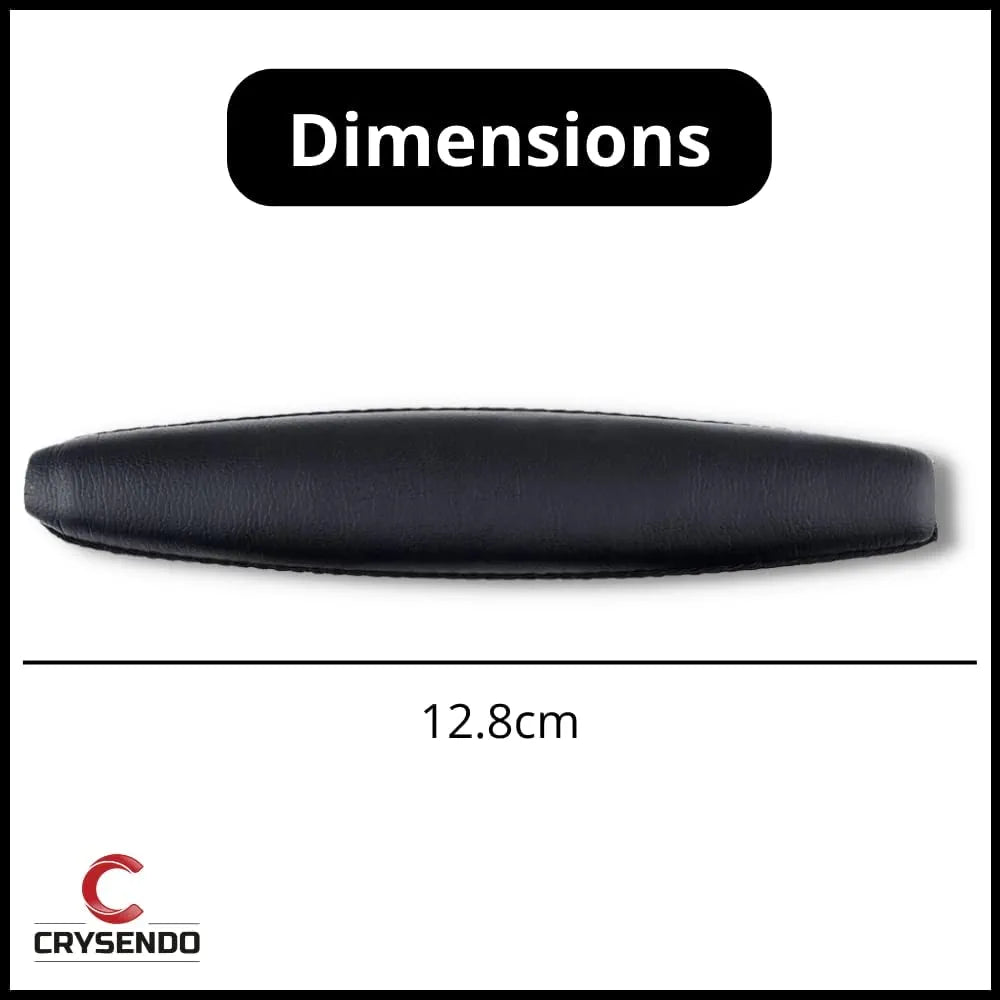 Headphone Cushion Headband for Bose QC3 Headphone Replacement Headband Pads Earpads Protein Leather Memory Foam Black