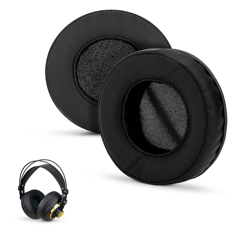 Headphone Cushion Pad Compatible with Sony WH XB700 80mm Replacement Headset Ear Cushion Pads Protein Leather Memory Foam Headphone Ear Cushion