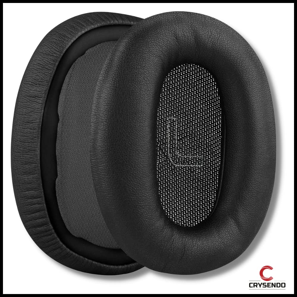 Headphone Cushion for Edifier W820BT and W828NB Headphones Replacement Ear Cushion Foam Cover Ear Pads Soft Cushion Protein Leather Memory Foam